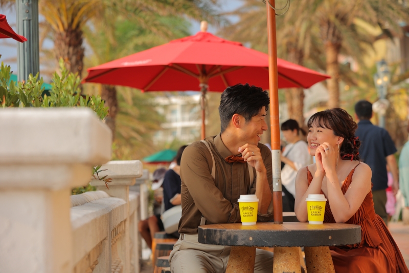 コーヒーを飲んで一休み