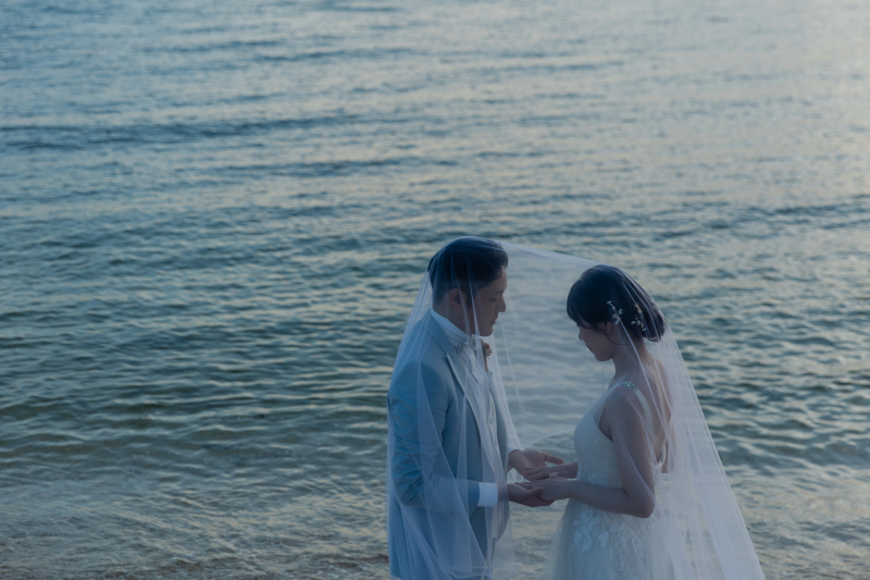 ヴェール纏って