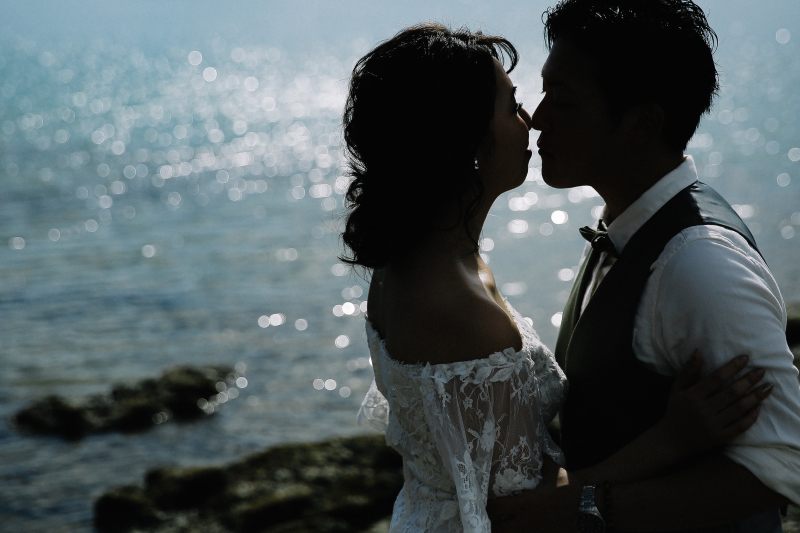 逆光のキラキラ