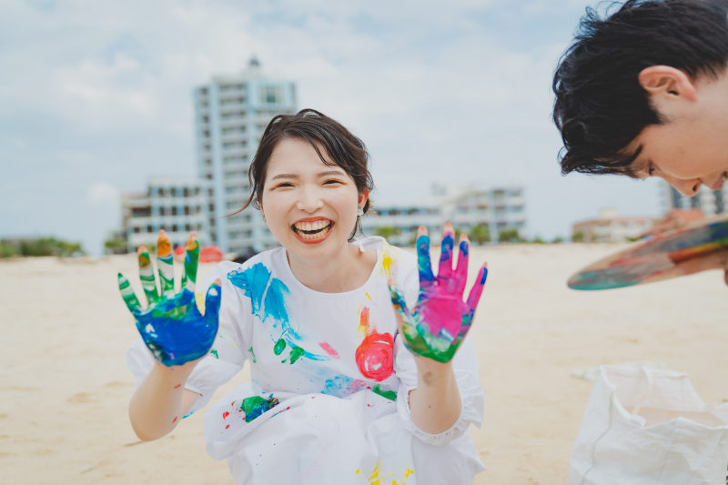 手形を入れましょう!