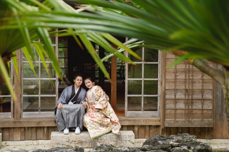 沖縄で和装という選択肢も!