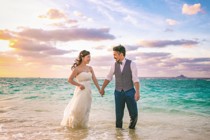 今回はオプションで夕日撮影も