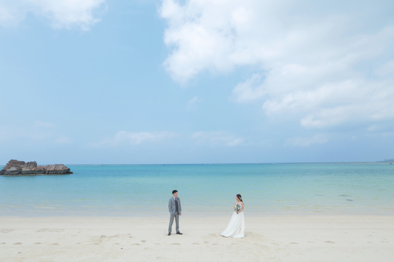 まずはビーチで