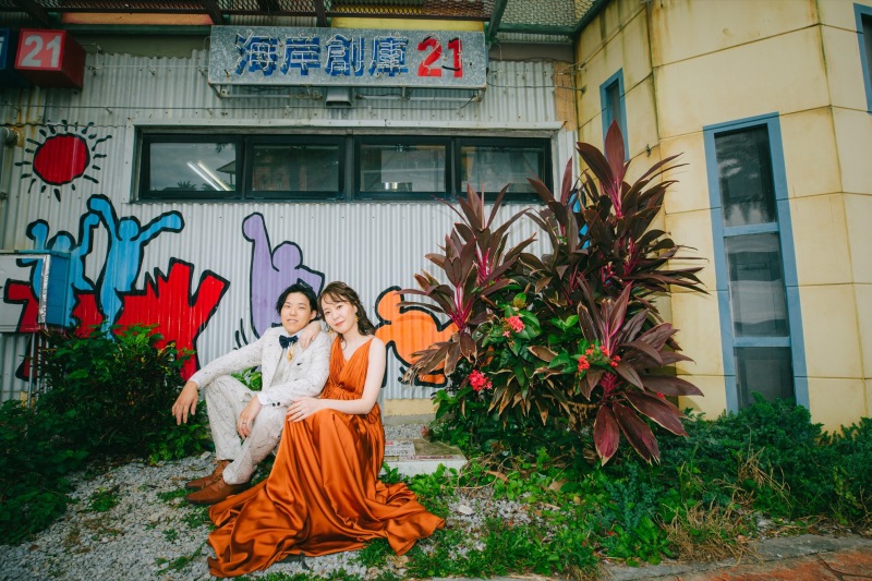 お二人の衣装に合わせて背景も♪