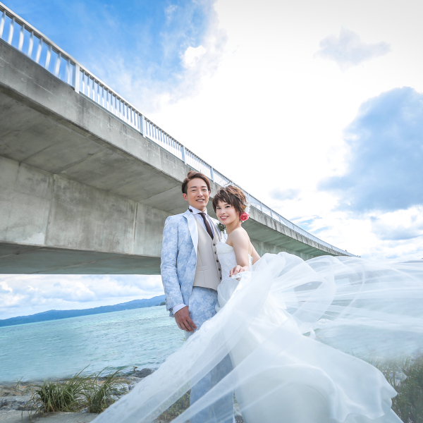 橋で渡れる島　古宇利島