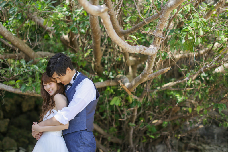 百名ビーチにはみどりが沢山！