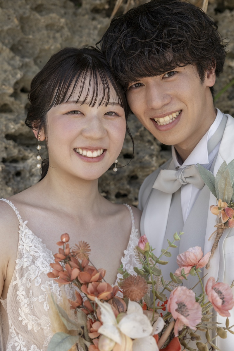 ぎゅっと近づいて、にこっ