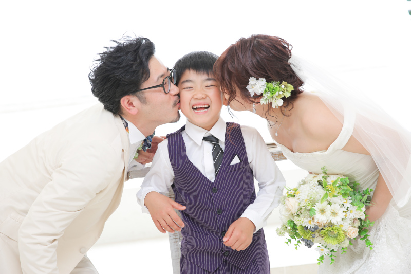 お子様にもキス！