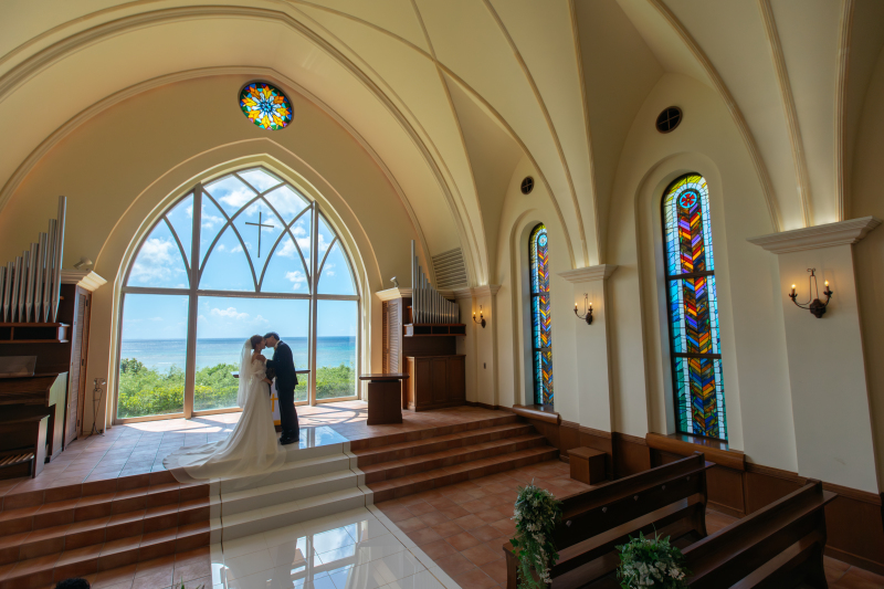 迫力のあるチャペルで、、、