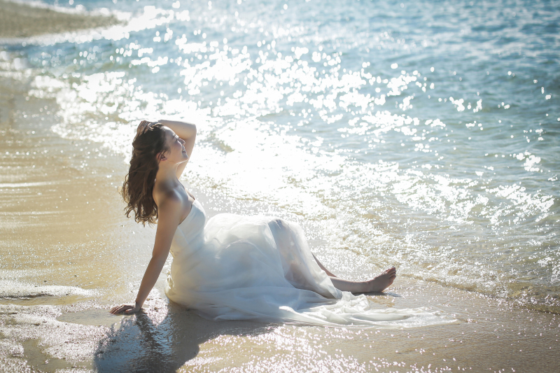 本島で透明度が1番の瀬底ビーチ