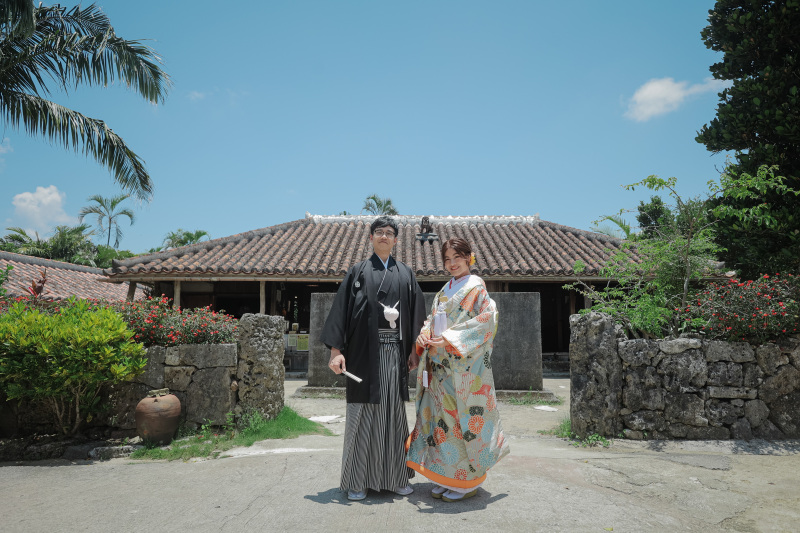 シーサーと青空。