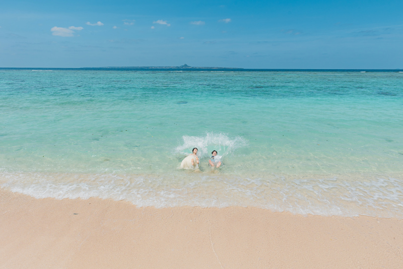Sesoko beach＋In the see