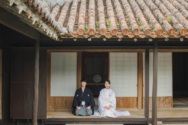 年賀状にも向いている正座カット☆