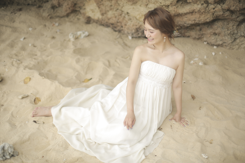 ふかふかな砂浜で一休み