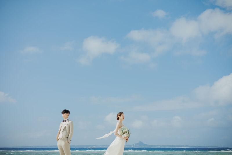 晴天の中での撮影でした