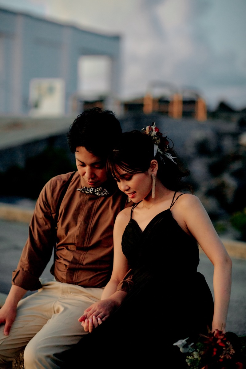 良い日。ぜひ沖縄で夕日撮影を