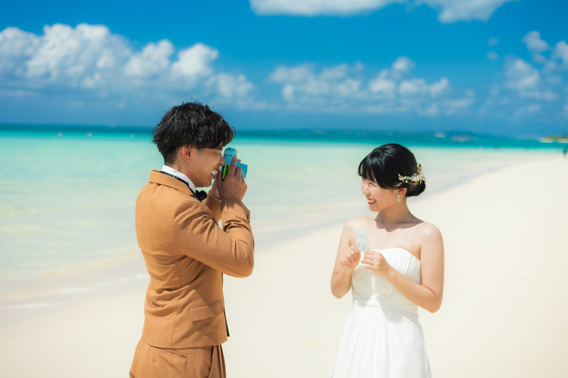 チェキを使って