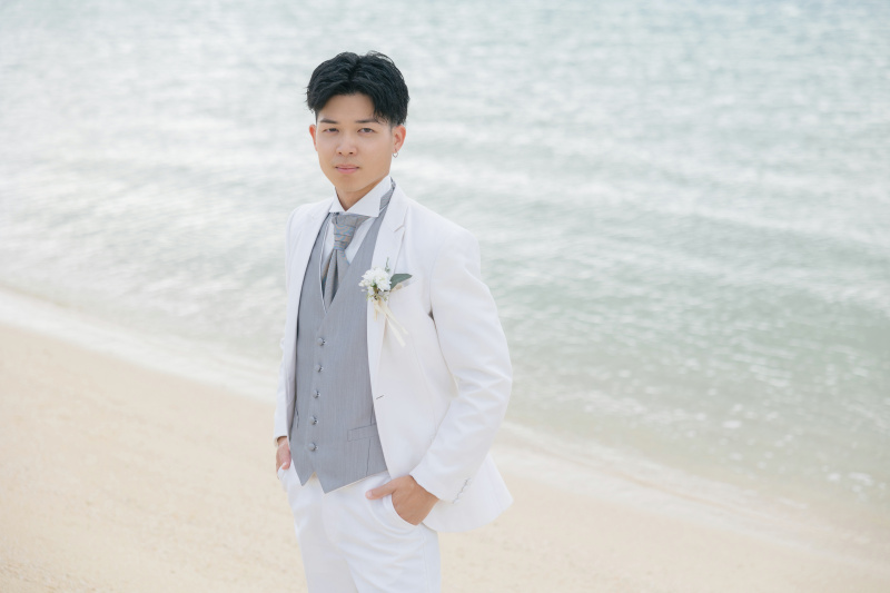 新郎様ソロショット