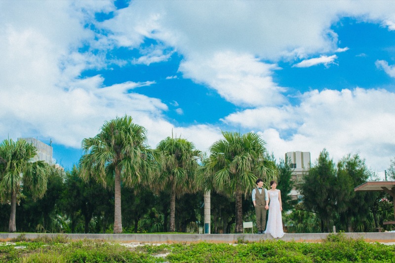 ヤシの木と青空のコラボ♪