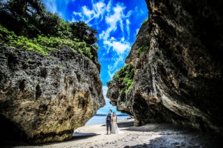 絶景の中でのローケーションフォト