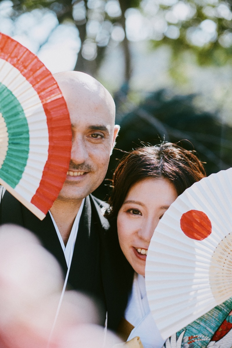 自作の扇子を作って持ってきてくださいました。