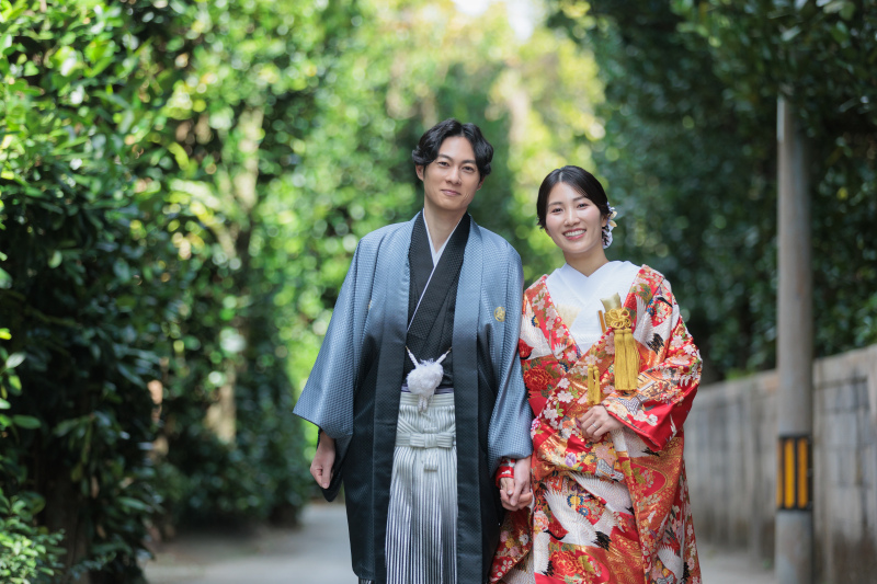 フクギの通りで