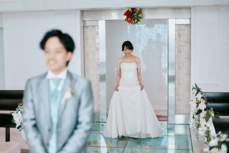 チャペルでファーストミート