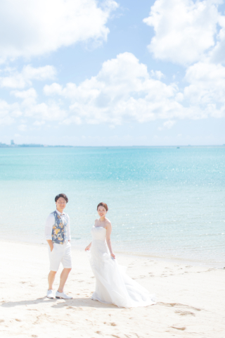 綺麗な景色でフォトウエディング