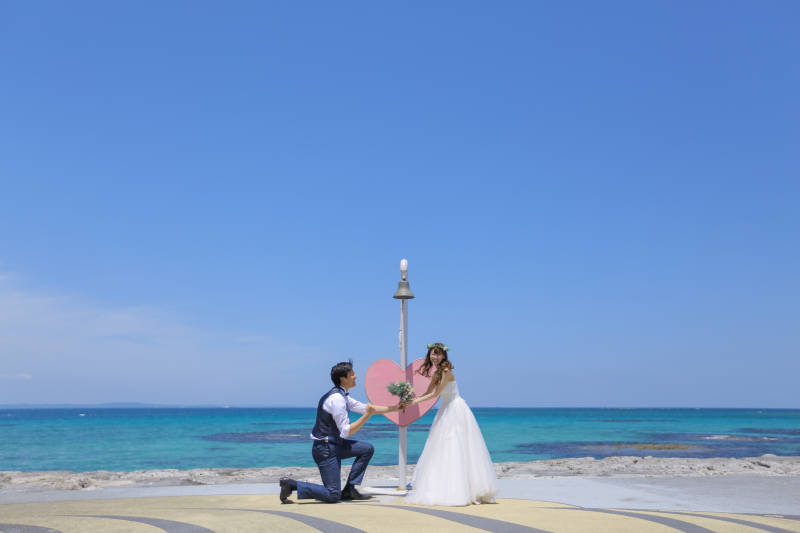 プロポーズのシーンも撮ったり♩