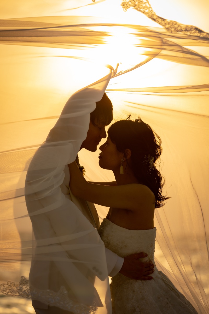 チュールを使って