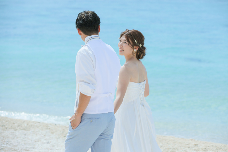 新婦さんの表情