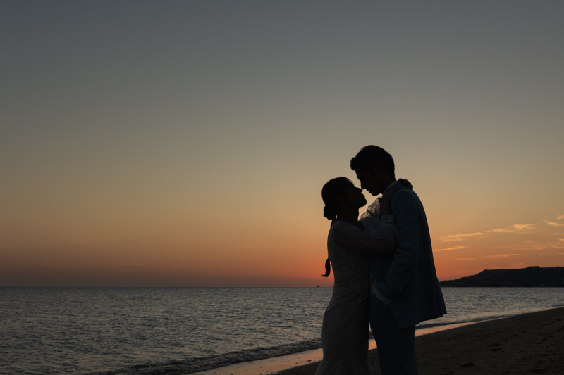 Wide shot,Silhouette