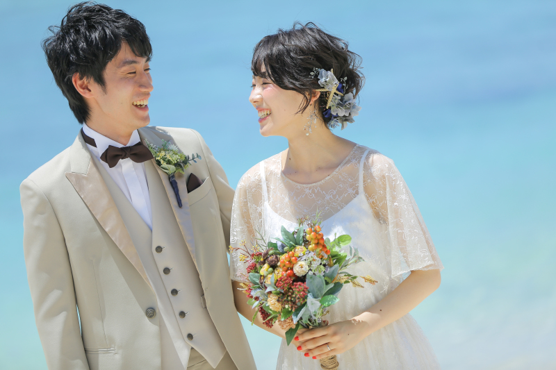 自然なお二人。