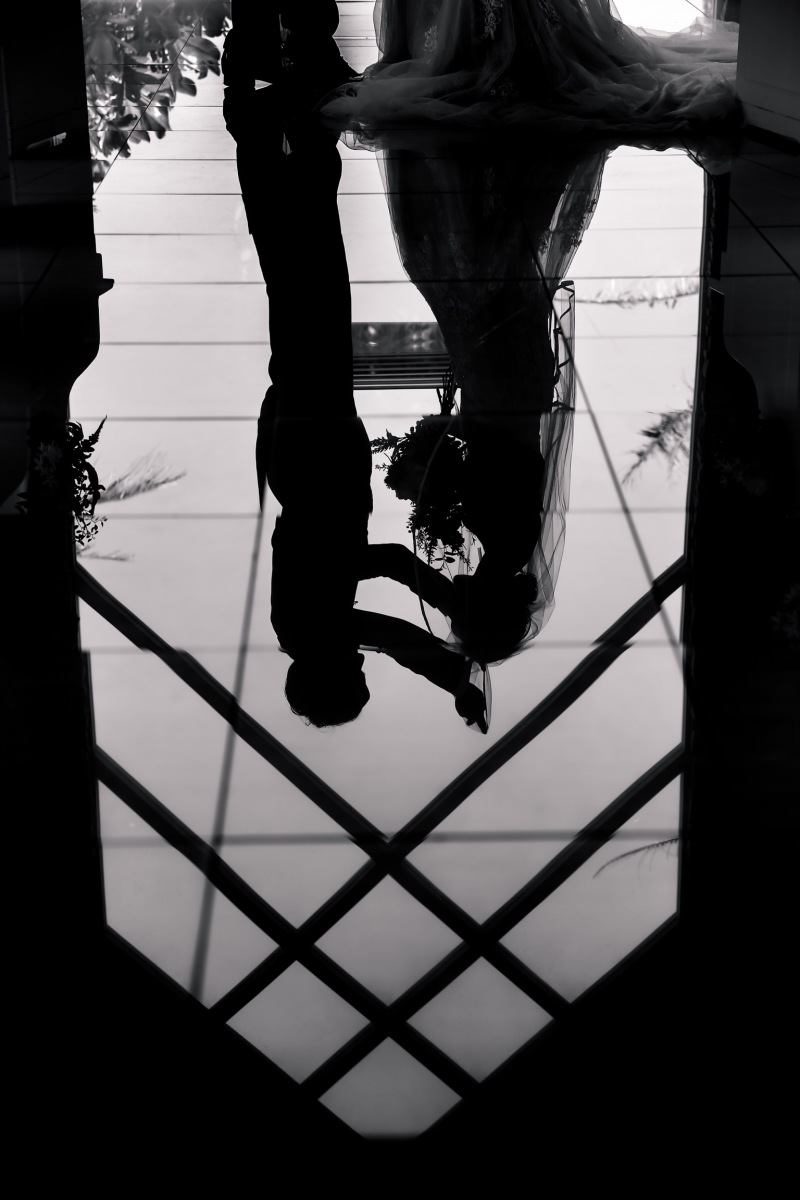 ベールアップはしっとりとした雰囲気で