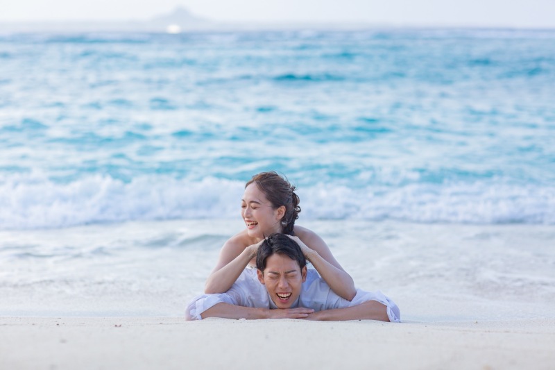 最後は寝転がってのショット。