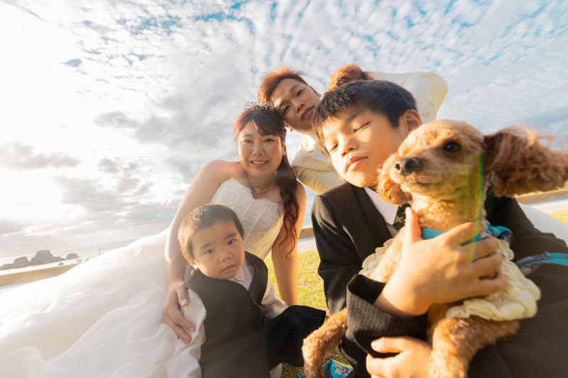 愛する家族、総出で一生に一度の思い出を!