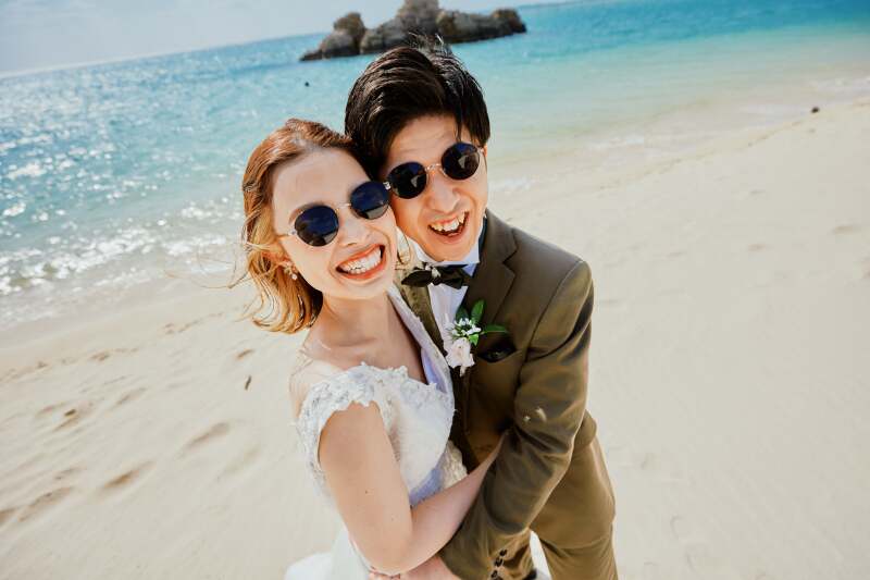 STUDIO SUNS沖縄(スタジオSUNS)_海で撮影できる