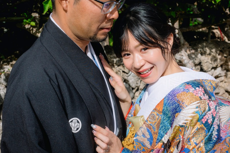 STUDIO SUNS沖縄(スタジオSUNS)_色打掛・着物が豊富