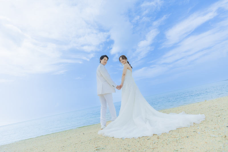 STUDIO SUNS沖縄(スタジオSUNS)_海で撮影できる