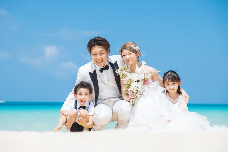 綺麗な海と空をバックに写真残せます！