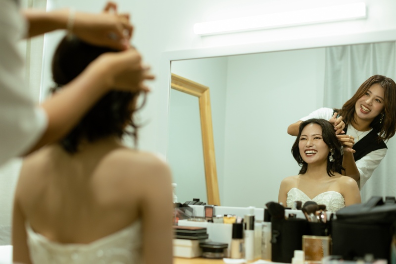 ヘアメイクスタッフのご指名も可能です♡