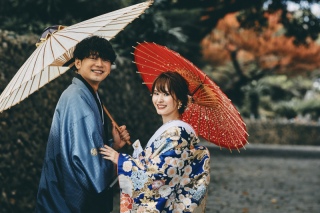 洋装と和装のセットプランです♪