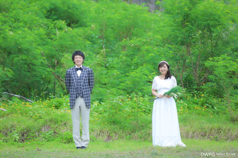 爽やかな緑も。