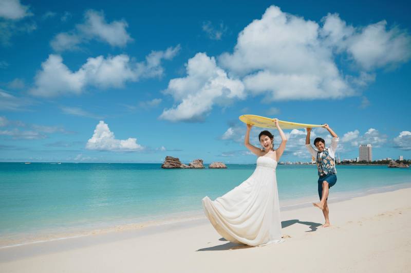 沖縄は海も空も◎です!