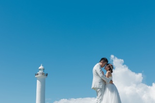 【開放感たっぷり♪】残波岬＆ビーチプラン！写真データ＆アルバム付き　228,030円