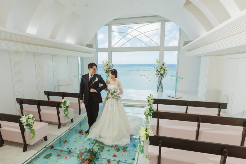 【撮る結婚式叶えます♪】気軽に撮影出来るビーチ＆チャペルフォトプラン【衣装・ヘアメイク・アクセサリー・ブーケ・靴含む】