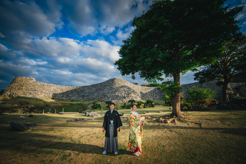 【和装か洋装選べちゃう！】ビーチ＋今帰仁城跡プラン