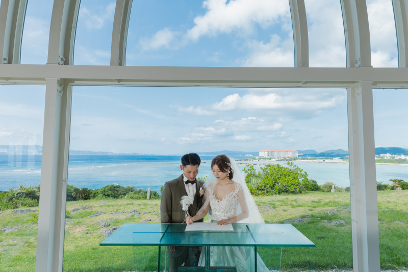 【2着目ドレス半額！？】ビーチ＋万座エリアチャペル