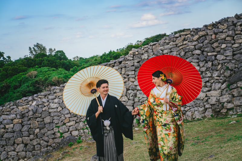 【和装か洋装選べちゃう！】ビーチ＋今帰仁城跡プラン