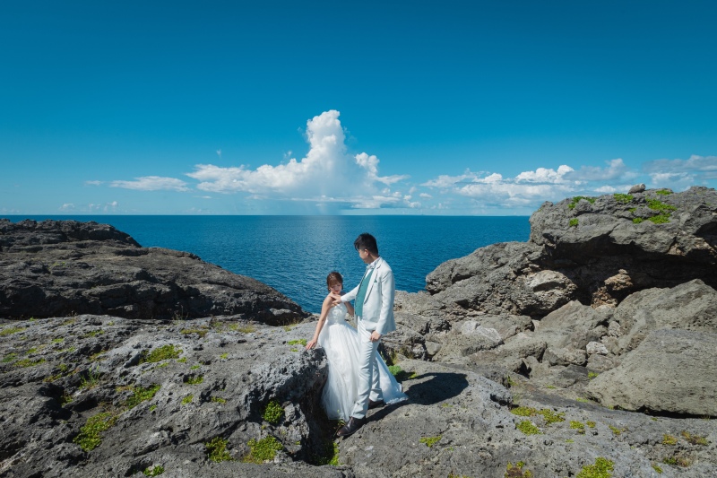 【開放感たっぷり♪】残波岬＆ビーチプラン！写真データ＆アルバム付き　228,030円